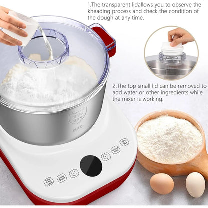 7Qt Electric Dough Mixer with Ferment Function & Stainless Steel Bowl