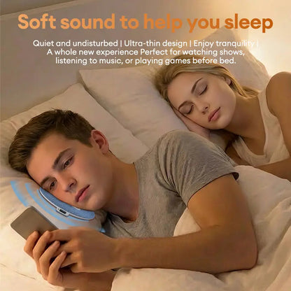 SleepWave™ Ultra-Thin Pillow Speaker with White Noise