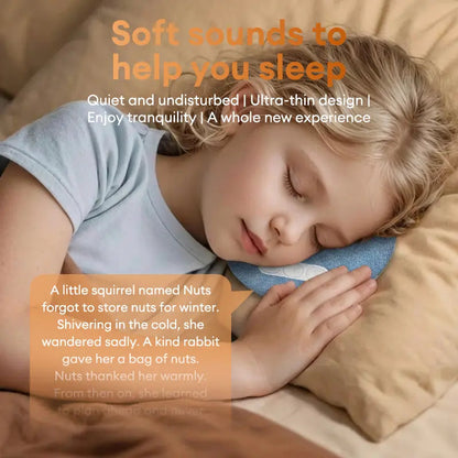 SleepWave™ Ultra-Thin Pillow Speaker with White Noise