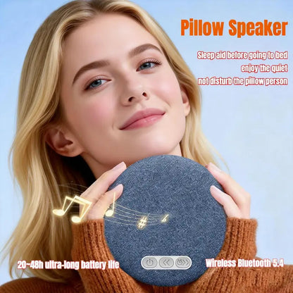 SleepWave™ Ultra-Thin Pillow Speaker with White Noise
