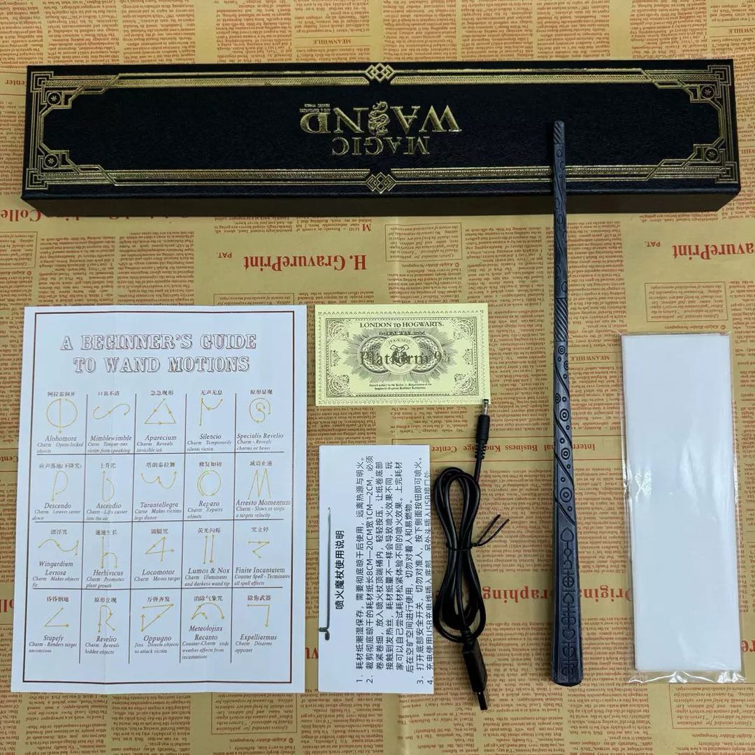 Magic wand that casts spells